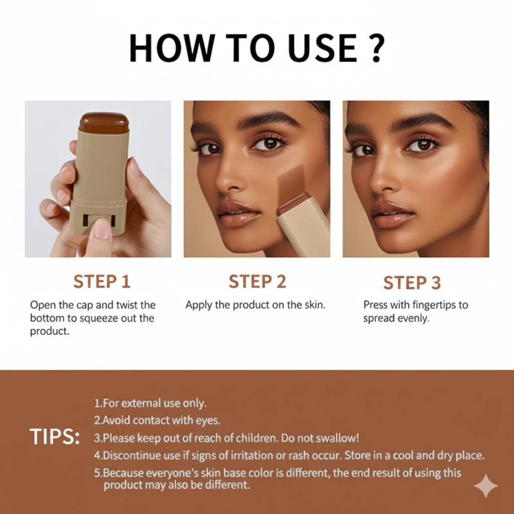 Fresh Gloss Soft Glow Blush & Highlight Stick