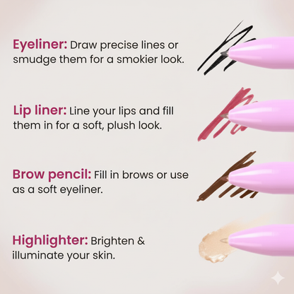 Fresh Gloss 4-in-1 Beauty Pen. One Pen. Endless Looks.