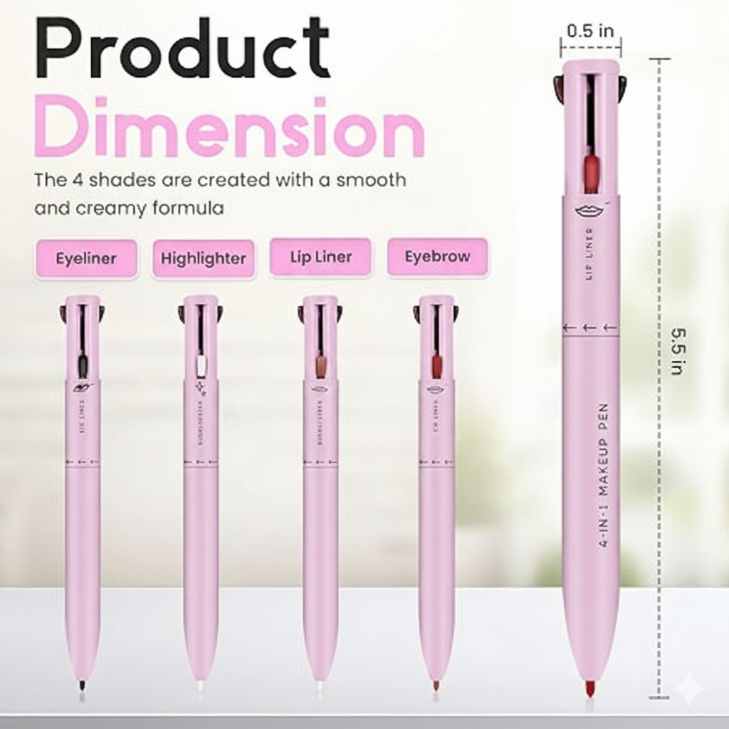 Fresh Gloss 4-in-1 Beauty Pen. One Pen. Endless Looks.