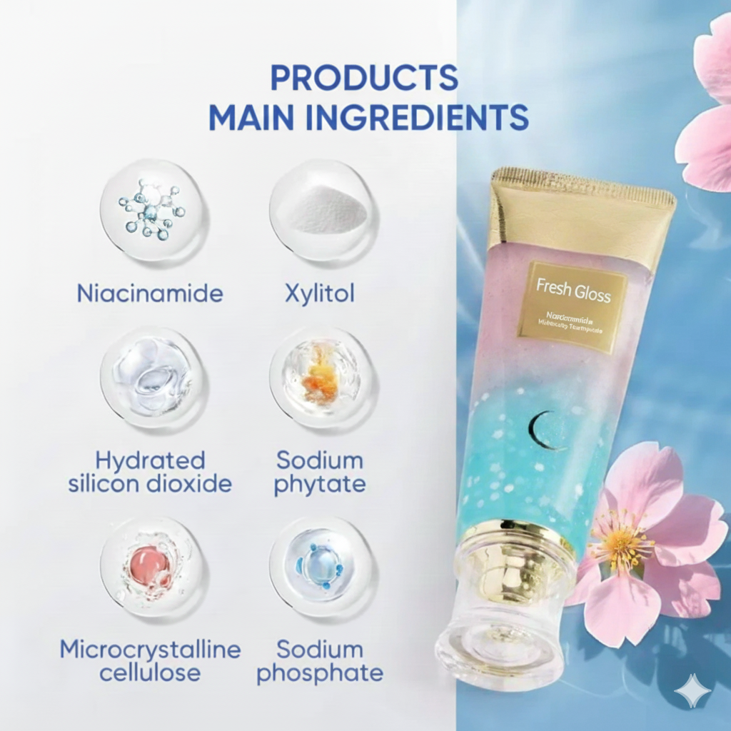 Fresh Gloss Advanced Whitening Toothpaste